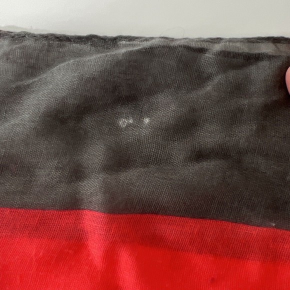 J Francis Scarf Orange Grey Animal Print Accessories Shawl Neck Warmer - Picture 5 of 11